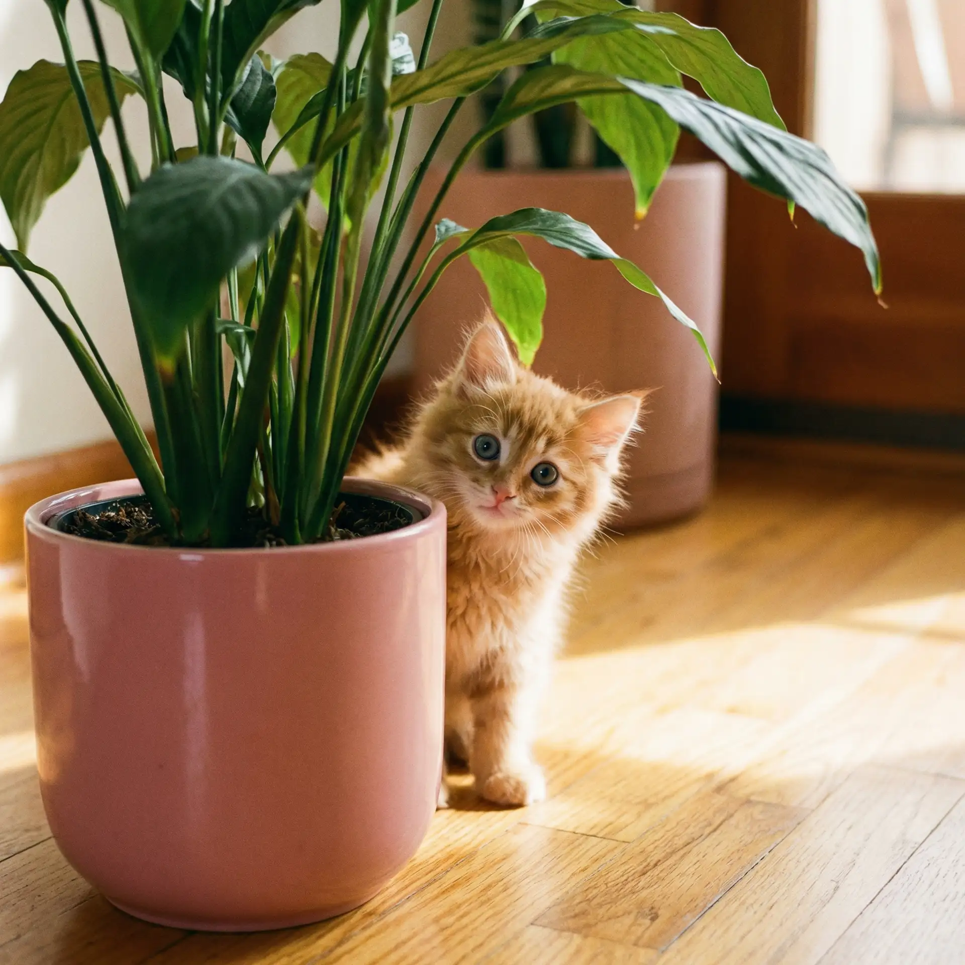 小猫从花盆后探头 - 晚节不保的妈妈妈26